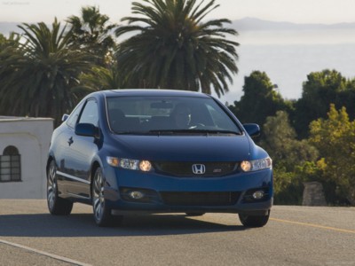 Honda Civic Si Coupe 2009 canvas poster