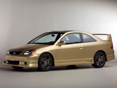 Honda Civic Concept 2001 Poster with Hanger