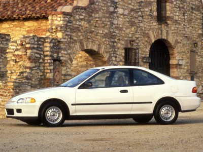 Honda Civic Coupe 1993 Poster with Hanger
