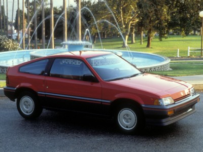 Honda Civic CRX 1986 poster