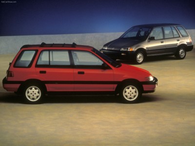 Honda Civic Wagon 1990 poster
