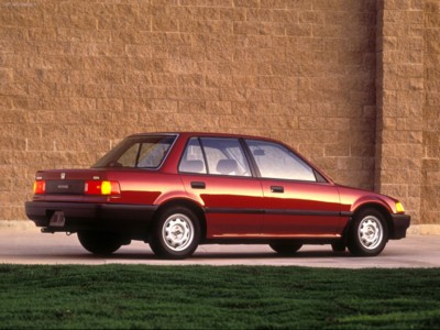 Honda Civic Sedan 1988 tote bag