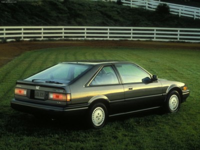 Honda Accord Hatchback 1987 canvas poster
