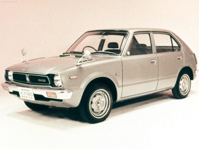Honda Civic 1973 poster