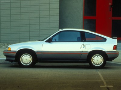 Honda Civic CRX 1986 poster