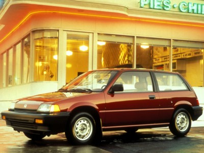 Honda Civic Hatchback 1987 poster