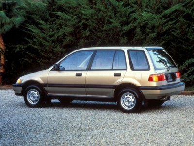 Honda Civic Wagon 1988 poster