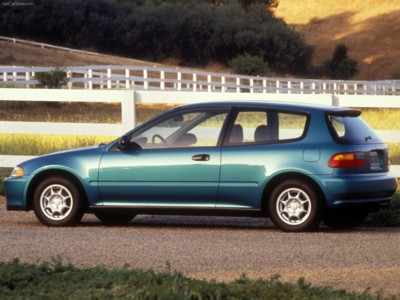 Honda Civic Hatchback 1992 stickers 601509