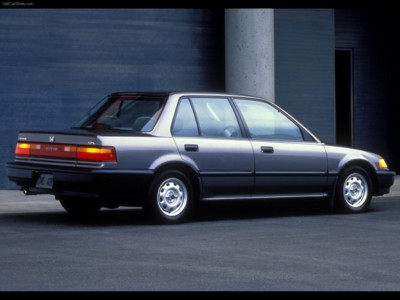 Honda Civic Sedan 1990 tote bag #NC147245