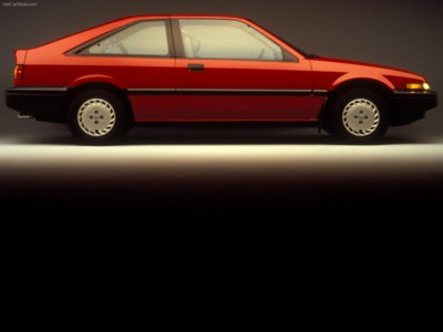 Honda Accord Hatchback 1987 Poster with Hanger