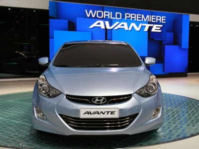 Hyundai Avante 2011 stickers 602138