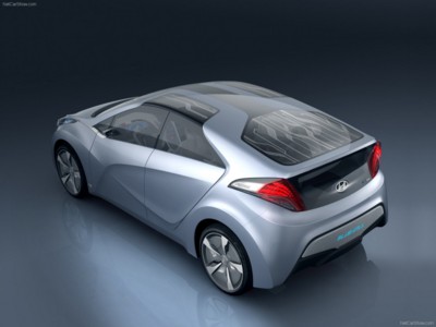 Hyundai Blue-Will Concept 2009 Poster with Hanger
