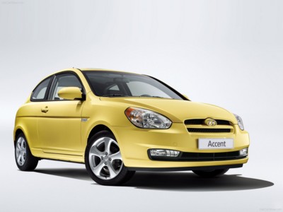 Hyundai Accent 2010 Poster with Hanger