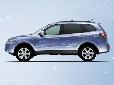 Hyundai Santa Fe Blue Hybrid Concept 2008 poster