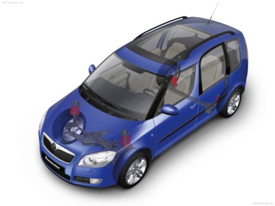 Skoda Roomster 2006 Poster with Hanger