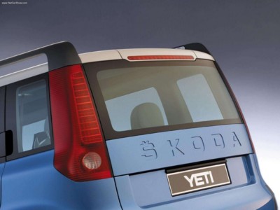 Skoda Yeti Concept 2005 metal framed poster