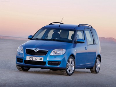 Skoda Roomster 2006 canvas poster