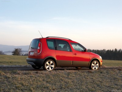Skoda Roomster Scout 2007 Poster with Hanger