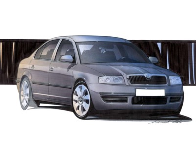 Skoda Superb Design 2001 poster