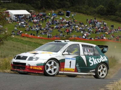 Skoda Fabia WRC 05 2005 tote bag