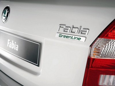 Skoda Fabia GreenLine 2008 stickers 605261