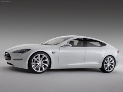 Tesla Model S Concept 2009 poster