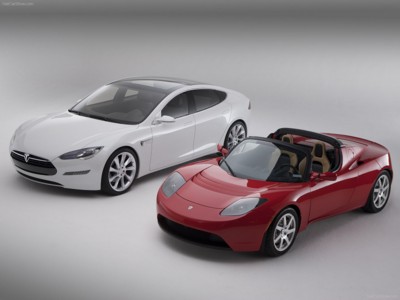 Tesla Model S Concept 2009 poster