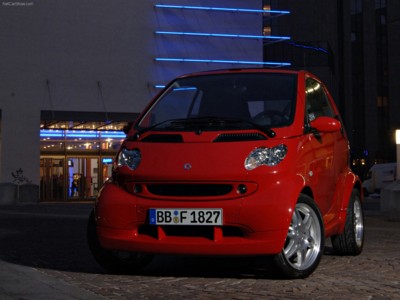 Smart fortwo edition red 2006 canvas poster