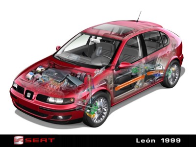 Seat Leon 1999 puzzle 611497