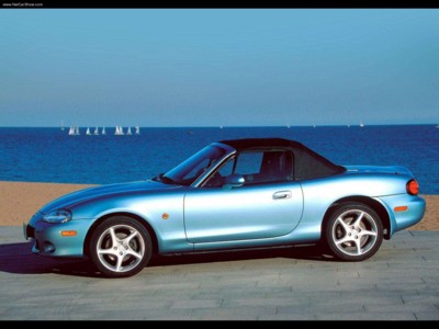 Mazda MX5 2000 Poster with Hanger