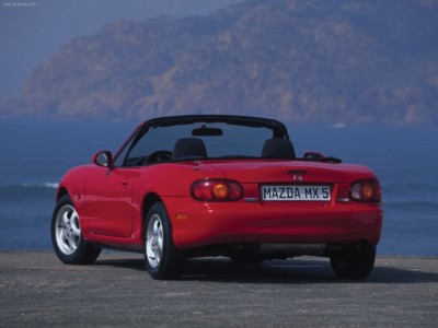 Mazda MX-5 1998 Poster with Hanger