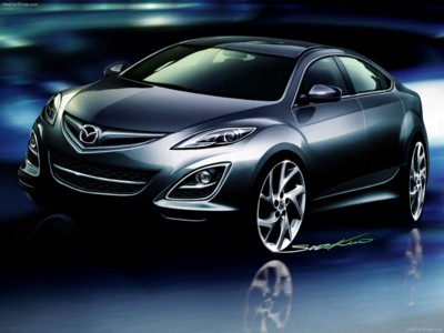 Mazda 6 2011 Poster with Hanger