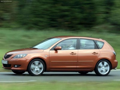 Mazda 3 5door 2004 poster