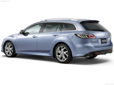 Mazda 6 Wagon 2011 Poster with Hanger