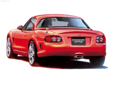 Mazda MX-5 MPS Concept 2001 metal framed poster