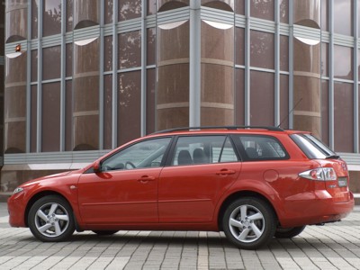 Mazda 6 Wagon 2002 Poster with Hanger