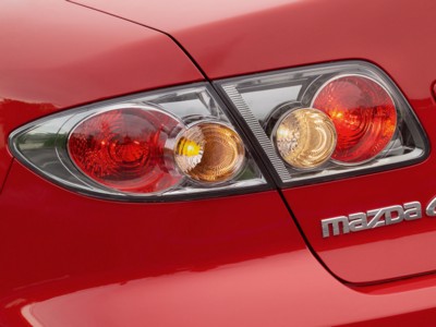 Mazda 6 Facelift 2005 metal framed poster