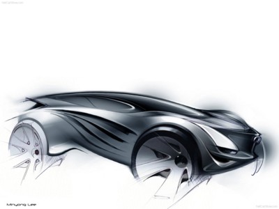 Mazda Kazamai Concept 2008 canvas poster