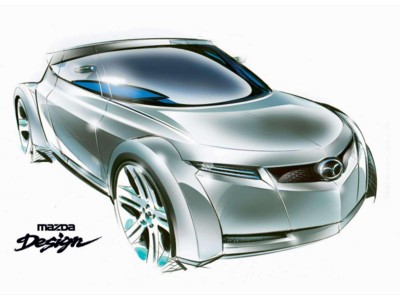 Mazda Kusabi Concept 2003 metal framed poster
