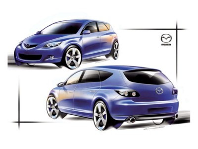 Mazda MX Sportif Concept 2003 Poster with Hanger