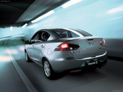 Mazda 2 Sedan 2008 canvas poster