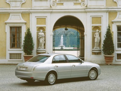 Lancia Thesis 2002 metal framed poster
