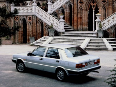 Lancia Prisma 1986 wooden framed poster