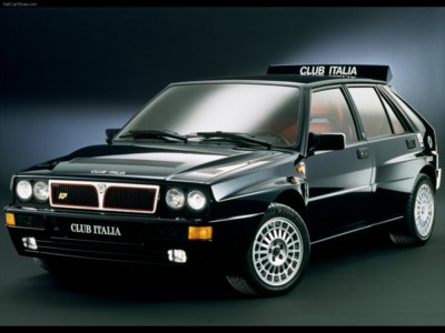 Lancia Delta Integrale 1992 Poster with Hanger