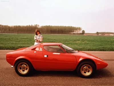 Lancia Stratos 1973 poster