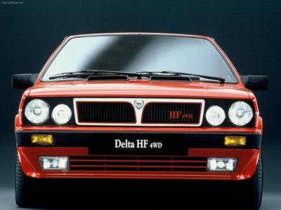 Lancia Delta HF 4WD 1986 poster