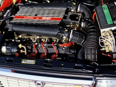Lancia Thema 1988 tote bag