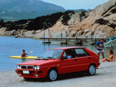 Lancia Delta HF 4WD 1986 canvas poster