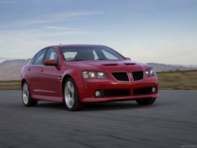 Pontiac G8 GT 2008 Poster with Hanger