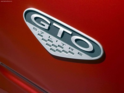 Pontiac GTO 2004 stickers 618423